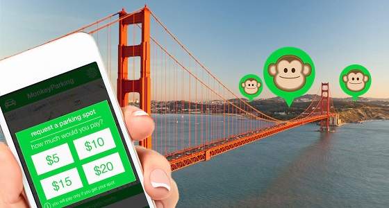 MonkeyParking App für Verkauf von Parkplätzen in San Francisco