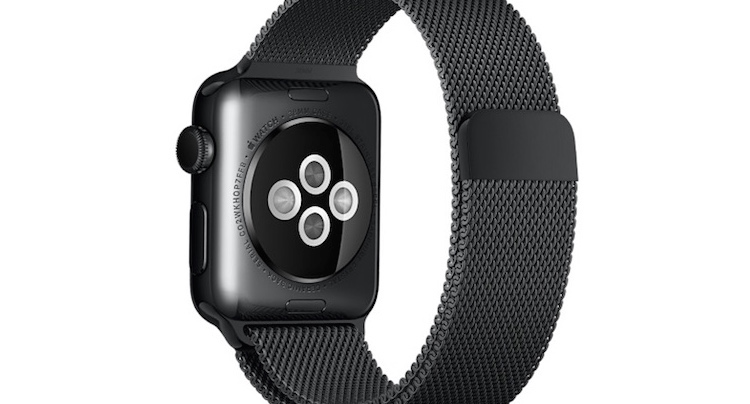 Apple Watch Milanaise Band Schwarz