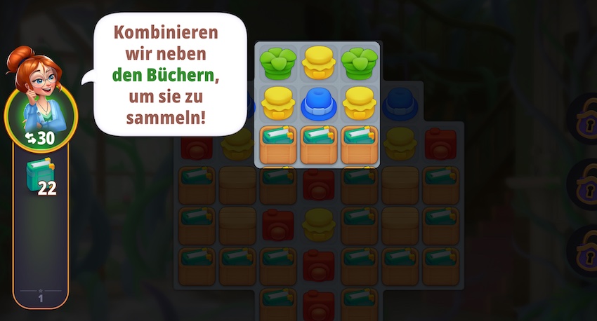 Merge Gardens Match-3-Puzzler für iPhones und iPads