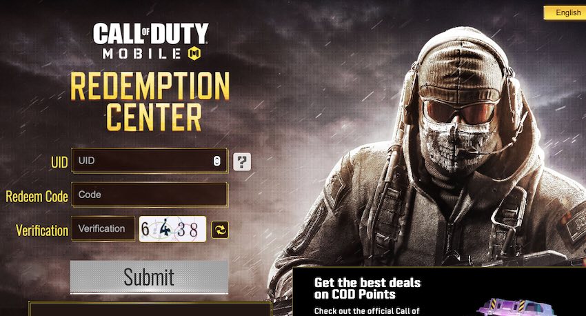 Call of Duty: Mobile Redeem Codes Cheats September 2024