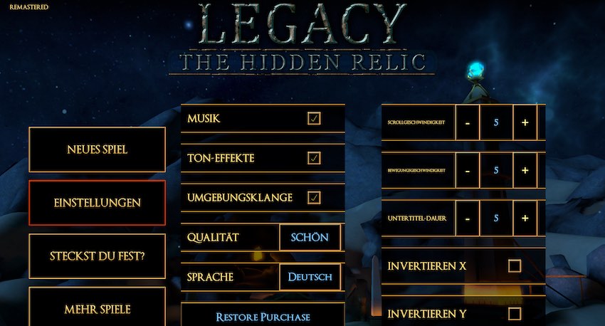 Legacy 3 - The Hidden Relic Walkthrough und Lösung auf Deutsch