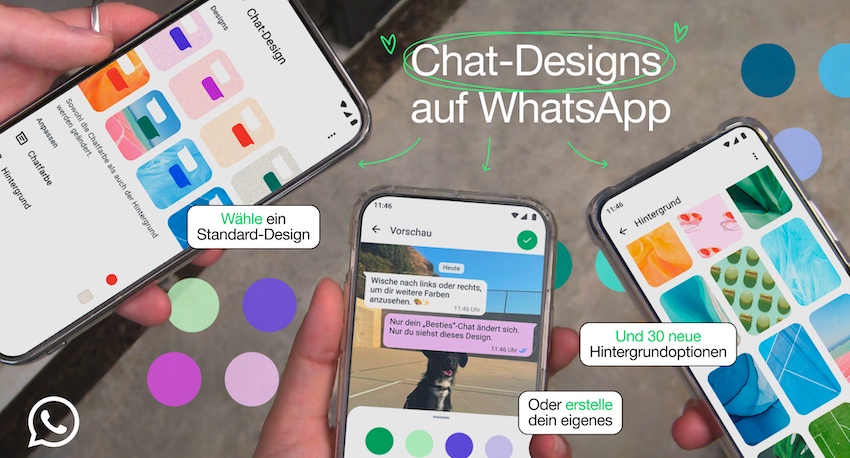 WhatsApp Chat Farbe ändern